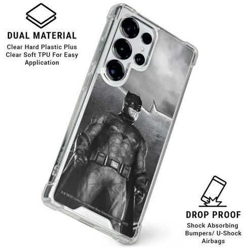 The Justice League (2017) Batman Poster Galaxy S25 Ultra Clear Case